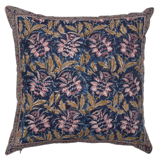 Pineapple Reversible Pillow Cover - Teal